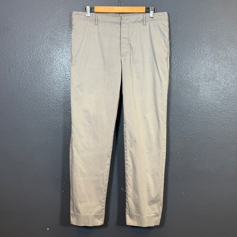 Prada 52eu(35/30) men’s gray chino pants Italy cotton